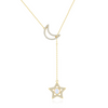 Celestial Moon and Star Necklace