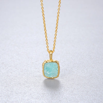 Ella Charm Necklace | Amazonite